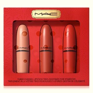 3 Piece MAC Cheers! Lipstick Set | New